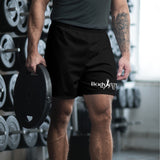 One Body Men's Black Athletic Shorts